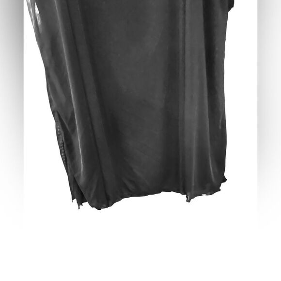 WOMENS MAXI BLACK SKIRT WITH SHEER OVERLAY BY WOMAN WITHIN, 1X - Picture 7 of 7